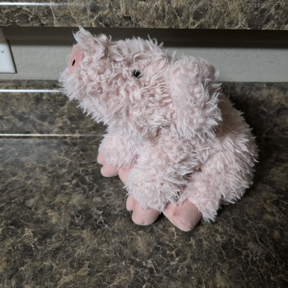 Jellycat London " Curvie Pig " Soft‎ Plush Animal Retired Sitting 12"